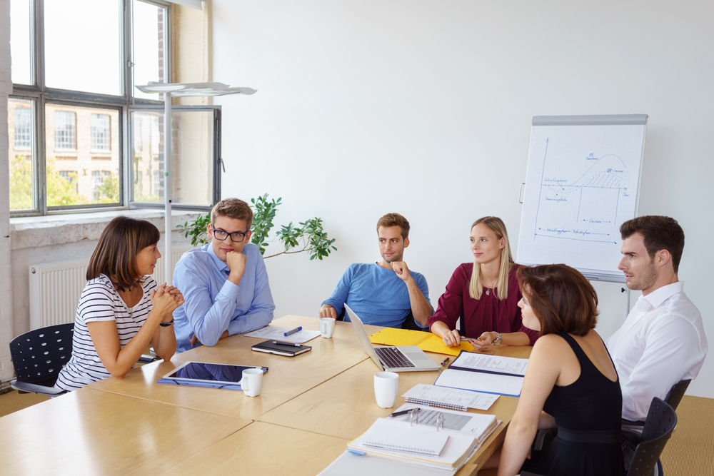 This is an image of inhouse team training